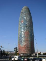 De Torre Agbar in Barcelona, Spanje