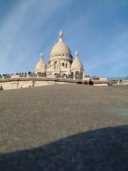 De Sacre Coeur vanaf het plein.