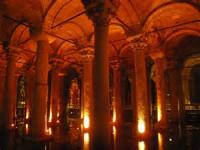 Basilica Cistern in Istanbul, Turkije