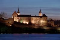Het mooie kasteel van Akershus, waar het museum op de begane grond zetelt.