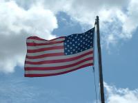 Amerikaanse vlag in volle glorie