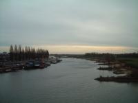 Op een grijze dag in Arnhem, typisch Nederlands weer, is deze foto genomen.