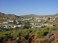 De stad Springbok in de Noord Kaap van Zuid-Afrika.